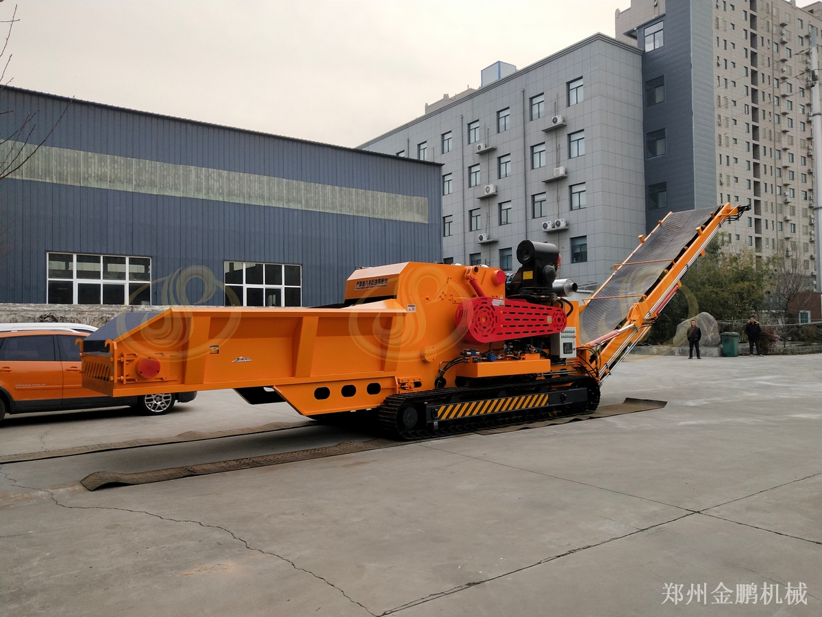 郑州金鹏木材粉碎机设备在生物质料场燃料预处理中的应用